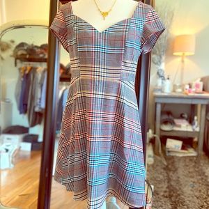 Plaid Anthropologie Dress
